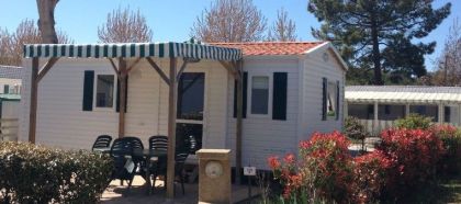 mobil home 2 chambres coté plage
