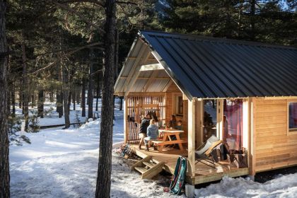 Huttopia La Clarée hiver