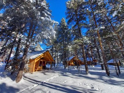 Huttopia La Clarée hiver
