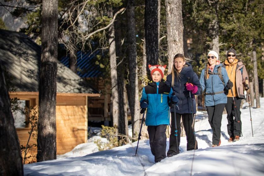 Huttopia La Clarée hiver