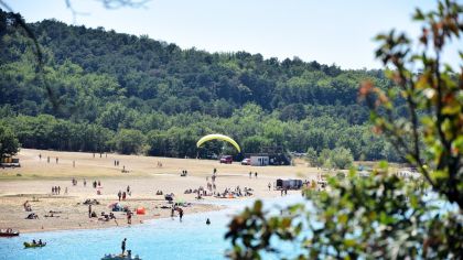 Plage lac