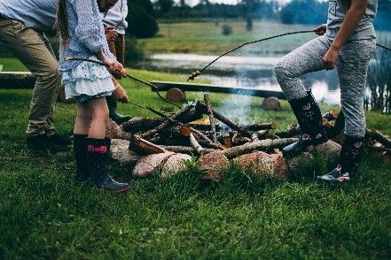nature famille feu