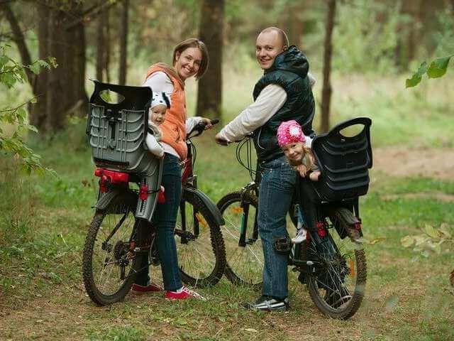 balade en vélo famille
