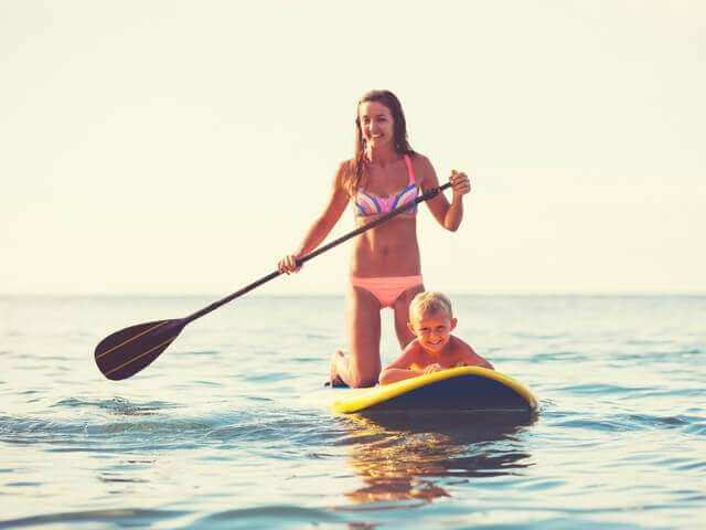 stand up paddle mer enfants