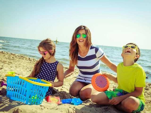 jeux plage famille